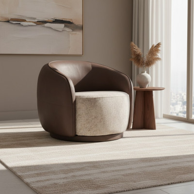 Lussuosa sedia relax design divano divano da soggiorno in tessuto poltrona club imbottita nuova