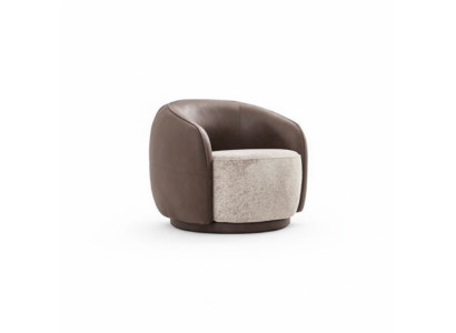 Lussuosa sedia relax design divano divano da soggiorno in tessuto poltrona club imbottita nuova