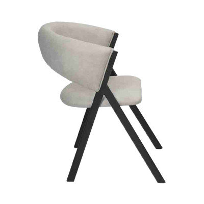 Sala da pranzo di lusso stile design moderno 2 sedie imbottite nuovo arredamento