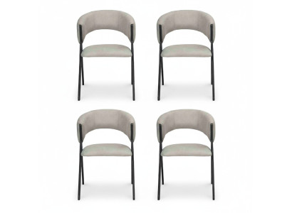 Sala da pranzo Gruppo tessile Set 4x Sedia Sedia Design Tessuto Imbottito Sedie  Sala da pranzo Gruppo tessile Set 4x Sedia Sedia Design Tessuto Imbottito Sedie