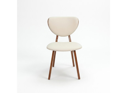 Sedia da sala da pranzo moderna Bianca 4x Sedie Sedia in legno Singola Sedie nuove