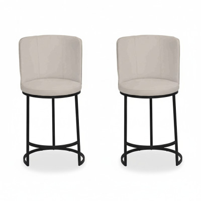 Sedie da bar per sala da pranzo design 2x sgabelli da bar sedia imbottita arredamento moderno