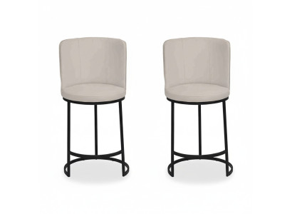 Sedie da bar per sala da pranzo design 2x sgabelli da bar sedia imbottita arredamento moderno