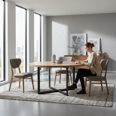 Design sedia poltrona set sala da pranzo set imbottitura 4 sedie design
