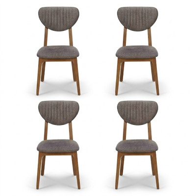 Design sedia poltrona set sala da pranzo set imbottitura 4 sedie design
