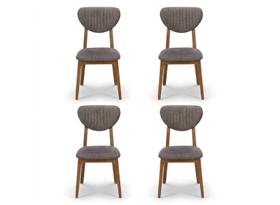 Design sedia poltrona set sala da pranzo set imbottitura 4 sedie design