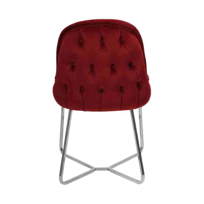 Rosso moderno 2x sedie di lusso per sala da pranzo Nuove sedie per sala da pranzo.