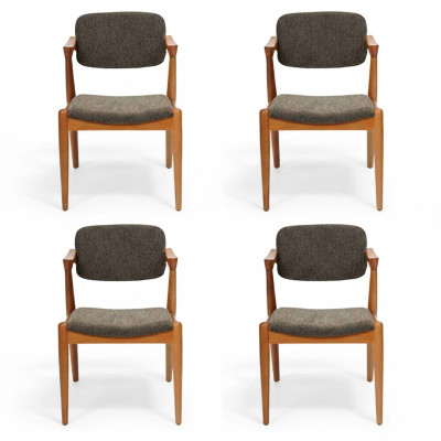 Arredi da pranzo di lusso del designer 4x sedie Nuovi mobili Grigio Moderno Sedie