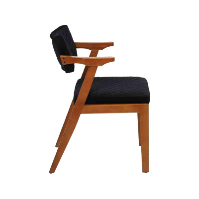 Sedia da pranzo Moderna in Legno Mobili 4 Sedie Nere Design di Lusso Arredamento