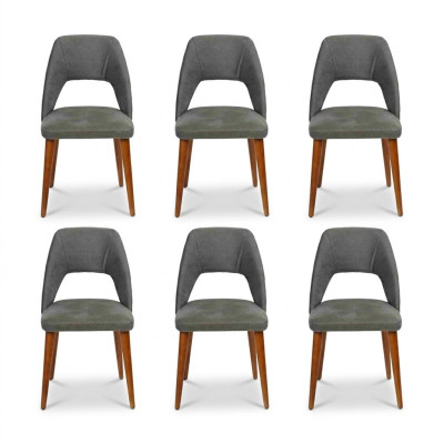 Sedia Designer 6x sedie sedia da pranzo in legno poltrona di lusso in legno nuovo mobili nuovi
