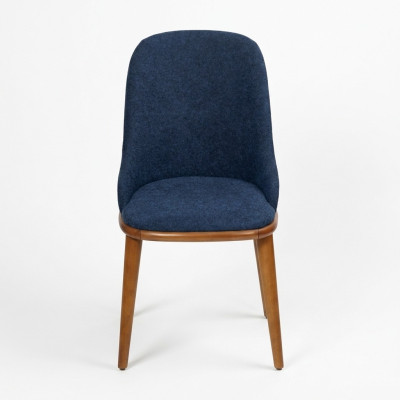 Moderne sala da pranzo Sedie blu Designer imbottite Posti cucina Mobili Nuovi