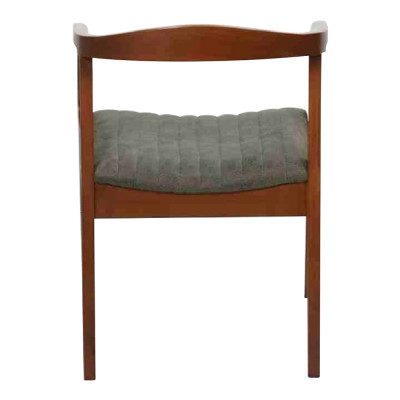 Sedia marrone design soggiorno sala da pranzo legno 6 sedie imbottite nuove.