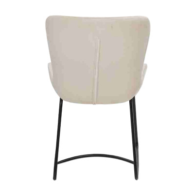 Sedia da pranzo 4x sedie da pranzo Moderno Sedie in Metallo Design Bianco.   Sedia da pranzo 4x sedie da pranzo Moderne Sedie in Metallo Design Bianco.