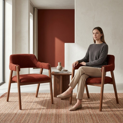 Mobili di lusso per la sala da pranzo, designer, 2 sedie, arredamento moderno, nuove sedie.