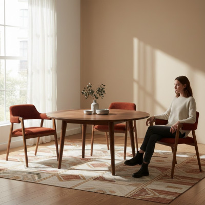 Mobili da sala da pranzo moderni di design di lusso 4 sedie Mobili Nuove sedie nuove