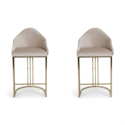 Tavolo da pranzo di lusso 2 sedie beige Poltrona Arredamento Cuscino per seduta Sedie