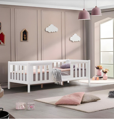 Camera da letto per bambini 2 pezzi Arredamento camera da letto Completo camera da giovane Bianco