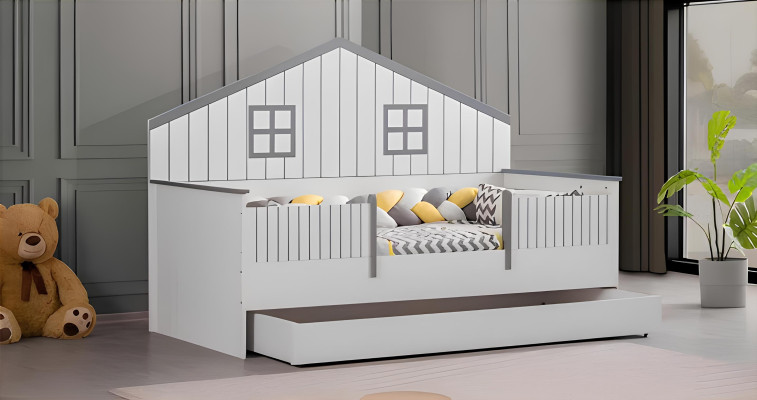 Camera dei bambini Mobili Camera completa Multicolore Letto armadio Comò