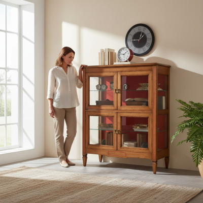 Vetrina Design Vetrine Classiche Soggiorno di lusso Mobili italiani