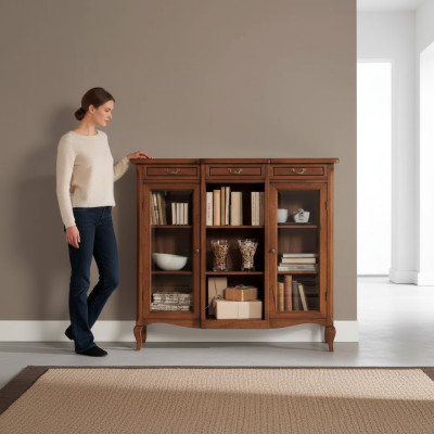 Designer lusso mobile vetrina in legno Design credenza Mobili italiani