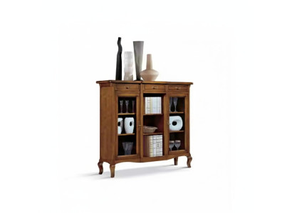 Vetrina mobile soggiorno credenza legno vetrine marroni guardaroba legno massello