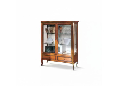 Vetrina in legno Vetrine in vetro Armadio Mobili in legno massello Credenza Soggiorno