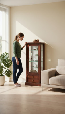 Vetrina soggiorno armadio scaffale credenza mobili classici scaffali nuovo