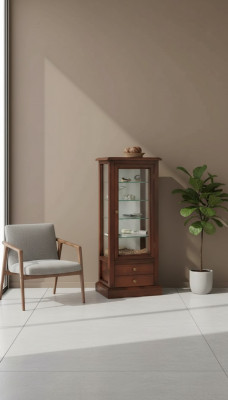 Vetrina soggiorno armadio scaffale credenza mobili classici scaffali nuovo