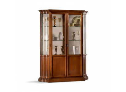 Vetrina di lusso per soggiorno Mobile Vetrina in vetro Design credenza