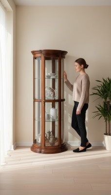 Soggiorno credenza vetrina armadietto vetrina legno armadi mobili