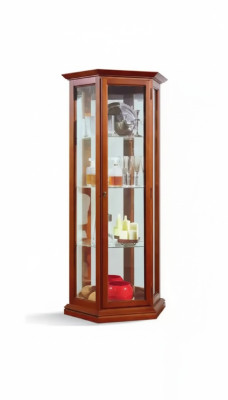 Vetrine Armadi Vetrine Legno Mobili Soggiorno di Lusso Armadio Marrone Nuovo