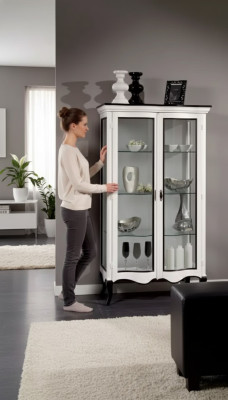 Soggiorno Mobili Credenza Legno Vetrine Vetro Armadio Legno Vetrina