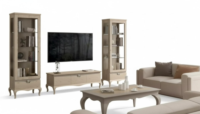 Vetrina soggiorno rtv mobile soggiorno armadi design Art déco set vetrine