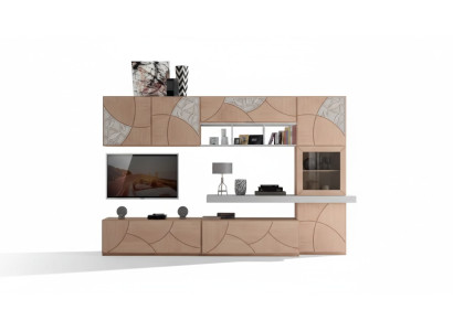 Mobile parete classica salotto credenza mobile TV scaffale pareti armadio nuovo