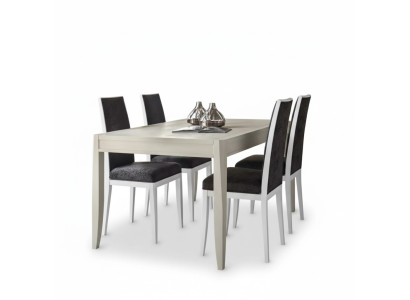 Set da pranzo moderno tavolo gruppo classico di sedie 4 sedie 5 pezzi gruppo salotto