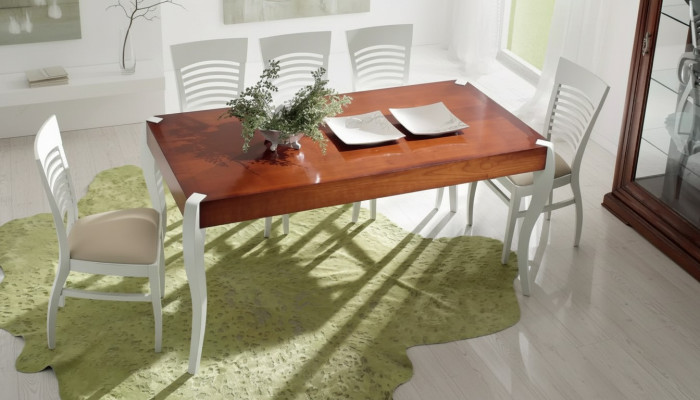 Tavolo da pranzo in legno Tavolo da pranzo Rettangolare Mobili italiani Tavoli Nuovi