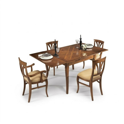 Tavolo da pranzo Gruppo 4 sedie Set da pranzo Sedia Tavolo 5 pezzi. Set Nuovo