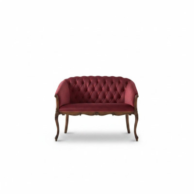 Design Divano Chesterfield 2 posti Divano di lusso Tessuto classico Sofas