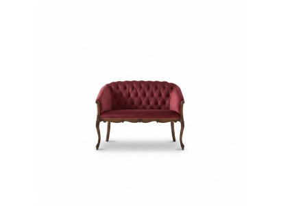 Design Divano Chesterfield 2 posti Divano di lusso Tessuto classico Sofas