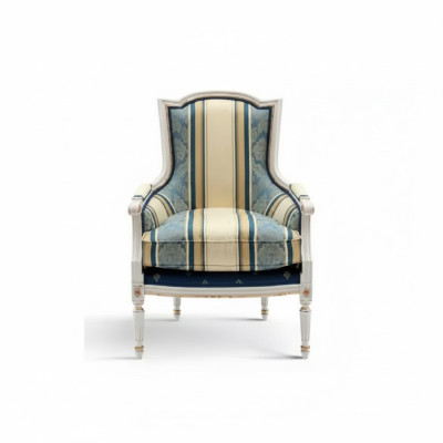 Poltrona Divano Imbottito Singolo Design Di Lusso Divani Tessili Nuovi