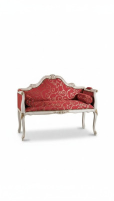 Design Mobili Italiani Divano a 2 Posti Sofa Divano Imbottito Lounge Couch