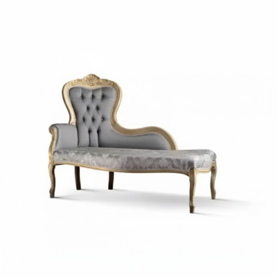 Banca classica per il soggiorno, design poltroncina Chesterfield nuova.