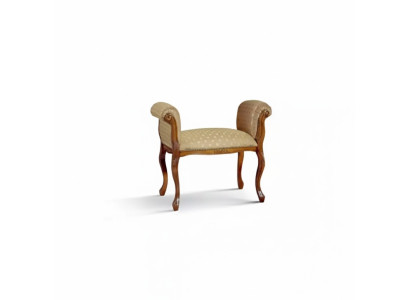 Arredamento bancario Panchina beige Sitzbank Designer Sitzmöbel Polsterbank Bänke