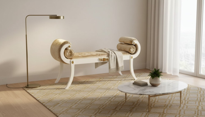 Panchina sgabello sgabello da salotto sgabello da designer Mobili seduta Nuovo