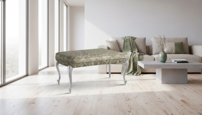 Design sgabello banco Pouf di lusso Mobili sgabello imbottito Sgabello da seduta Grigio Nuovo