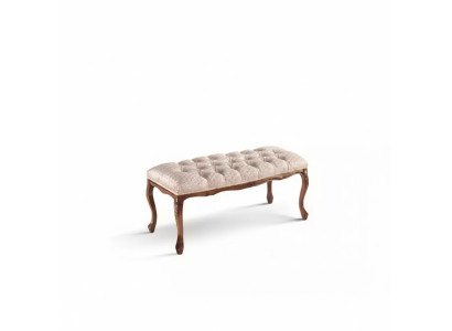 Mobili imbottiti, panca imbottita in legno, sgabello rosa nuovo