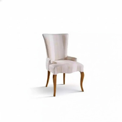 Sedia classica di lusso in legno, sedia con schienale in legno, sedia in legno design per sala da pranzo.
