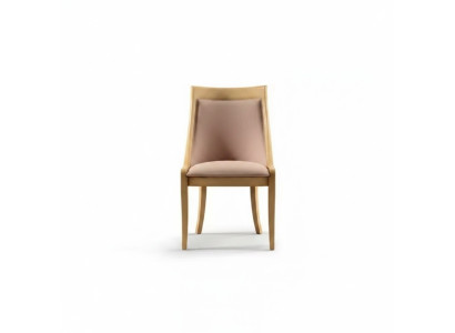 Sedia da sala da pranzo in tessuto di lusso con design in legno massiccio, sedie imbottite classiche.
