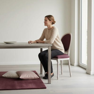 Sedie classiche Sedia da pranzo di lusso in legno Sedia con schienale in legno Design di sedie in legno