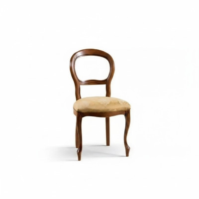 Lussuosa poltrona imbottita design per seduta da sala da pranzo in classico tessuto di alta qualità. Nuovo.
